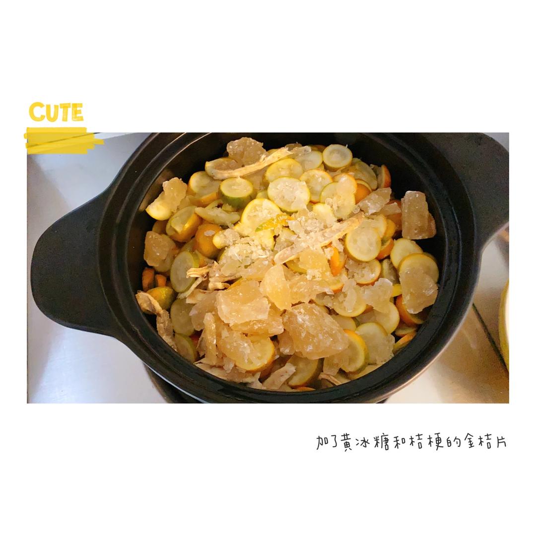 金桔酱润肺止咳化痰疗效好。金桔酱。