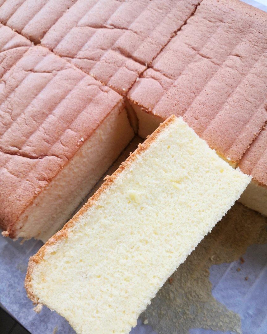 古早蛋糕·烫面水浴法·附8、9 、11寸配方