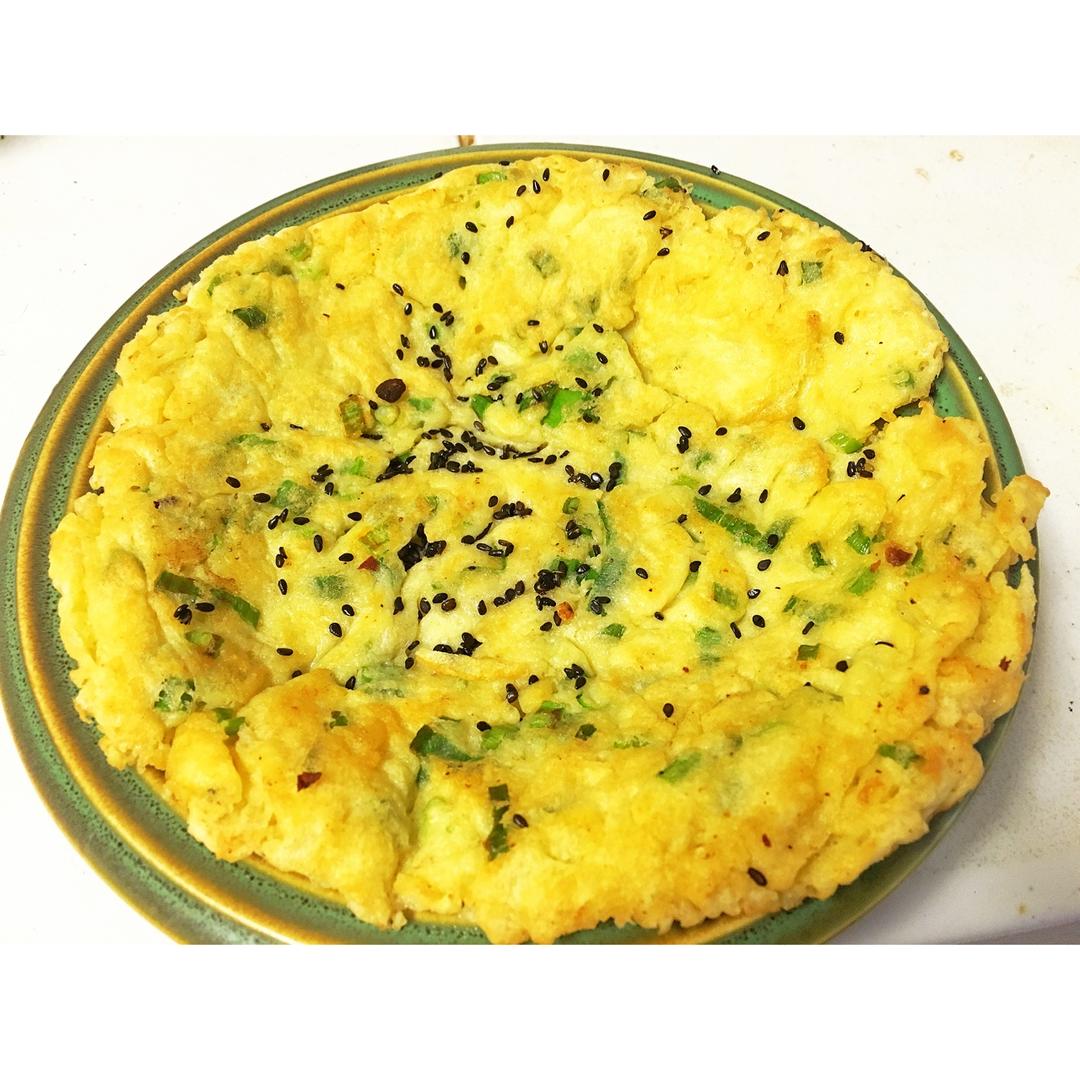 葱花鸡蛋饼