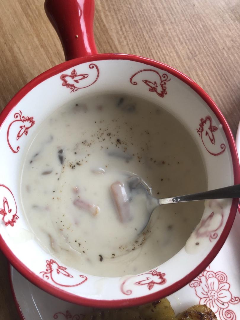 奶油蘑菇汤（完美比例版）