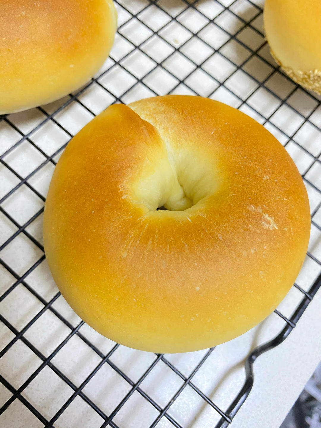 奶盐贝果｜无油低糖