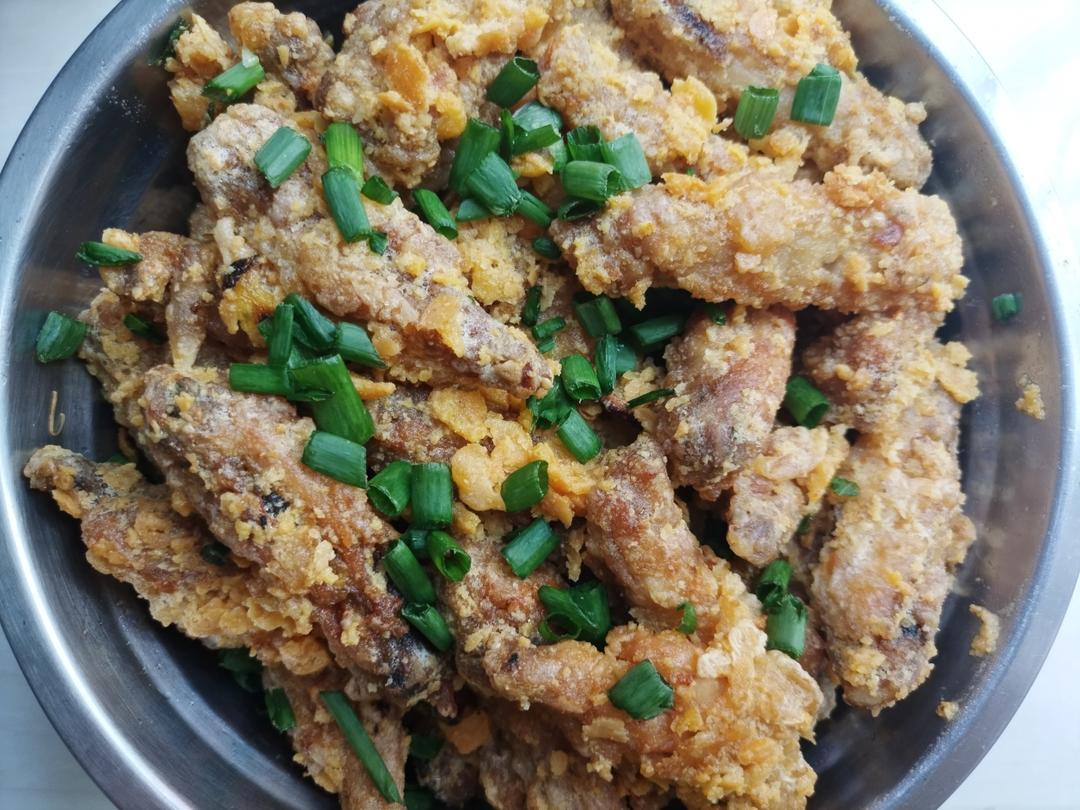 金沙鸡翅【咸蛋黄焗鸡翅】