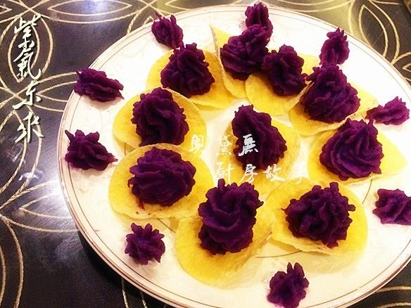 美貌的紫薯塔——紫气东来的做法