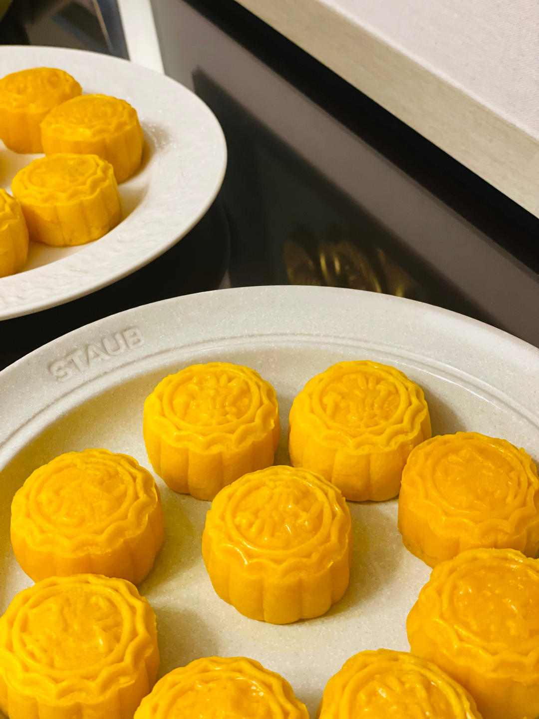 金沙流心奶黄月饼（简化版配方）