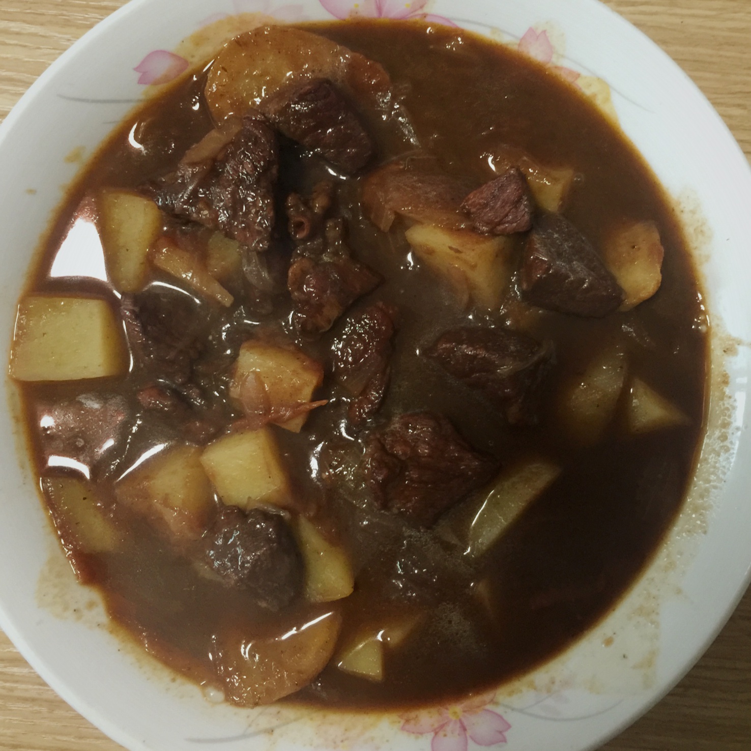 土豆炖牛肉