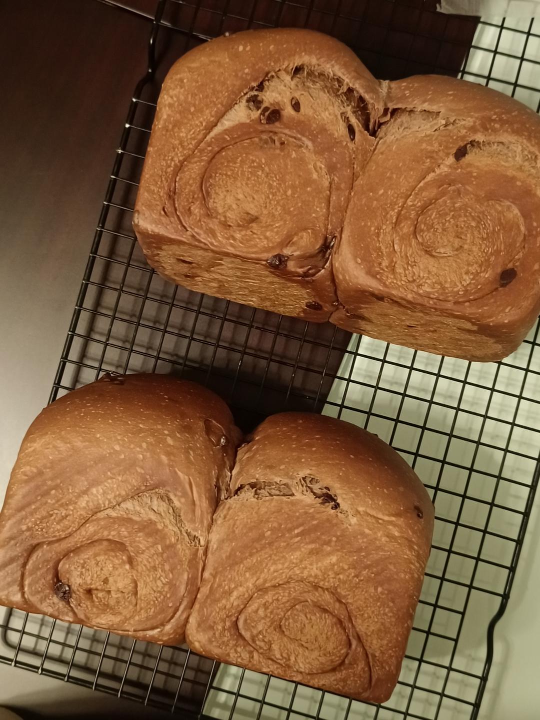 牛奶巧克力吐司