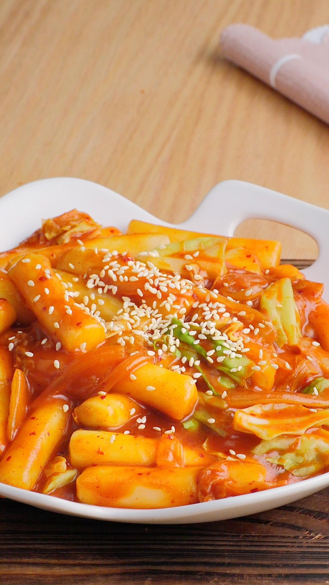 韩式辣炒年糕的做法