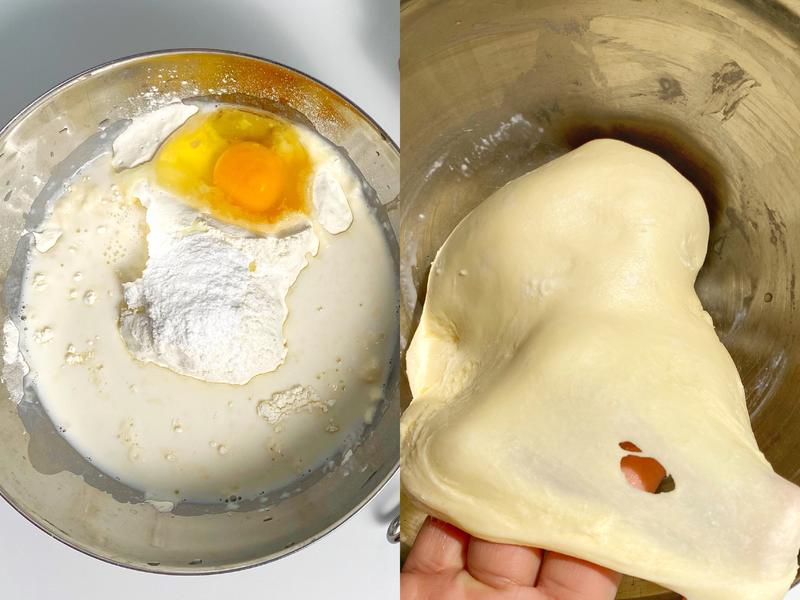 纯奶手撕吐司的做法 步骤1