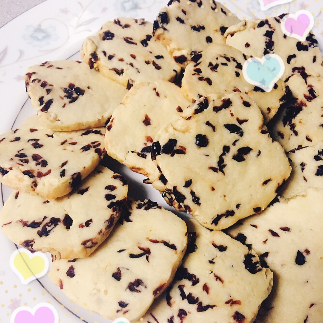 低糖少油版蔓越莓饼干
