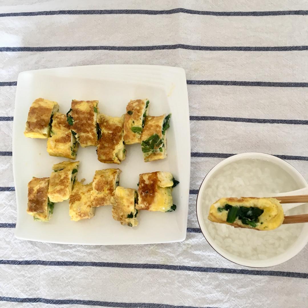 菠菜芝士煎蛋卷