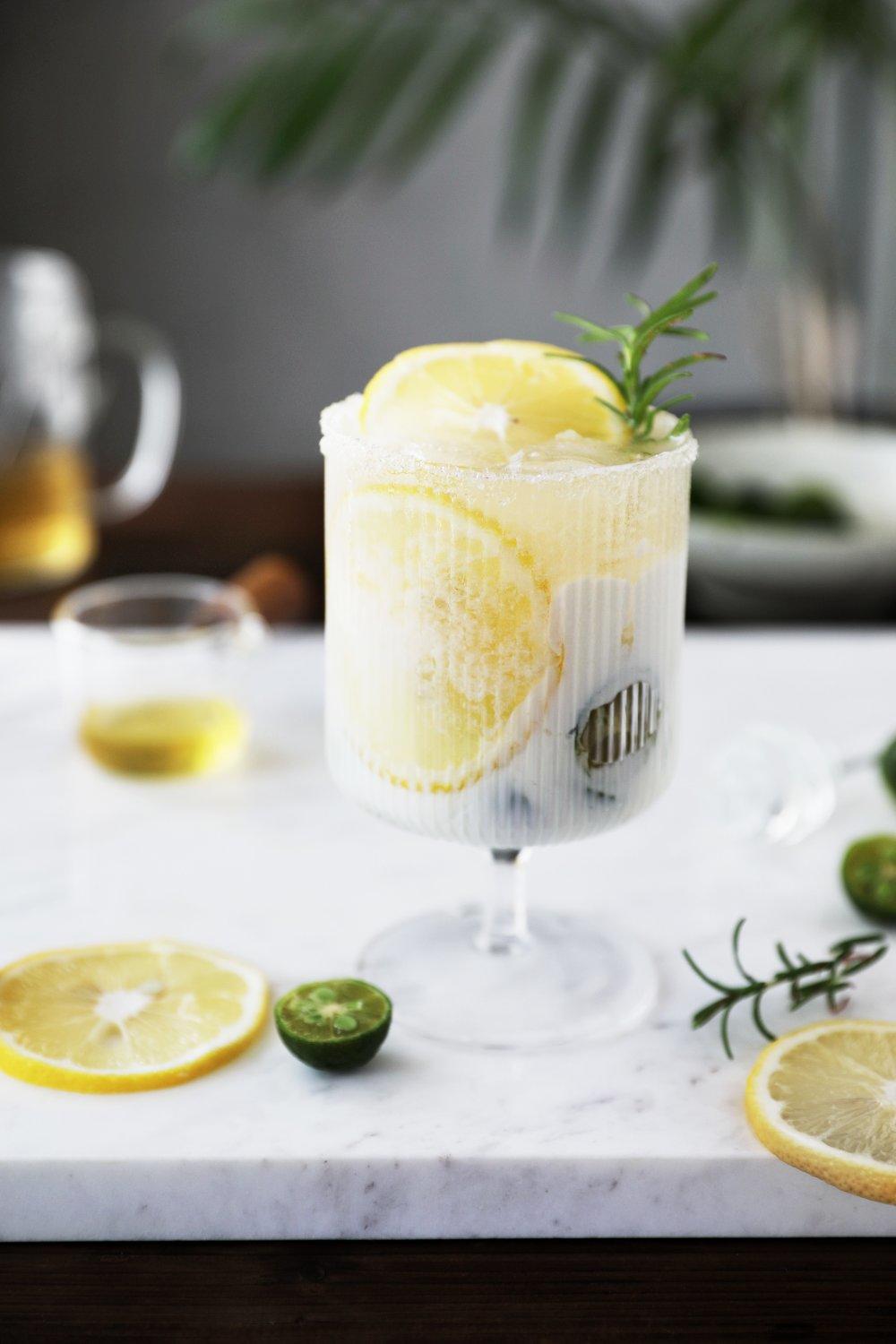 甜豌豆哎做的自制低卡高颜值饮品柠香酸奶优格