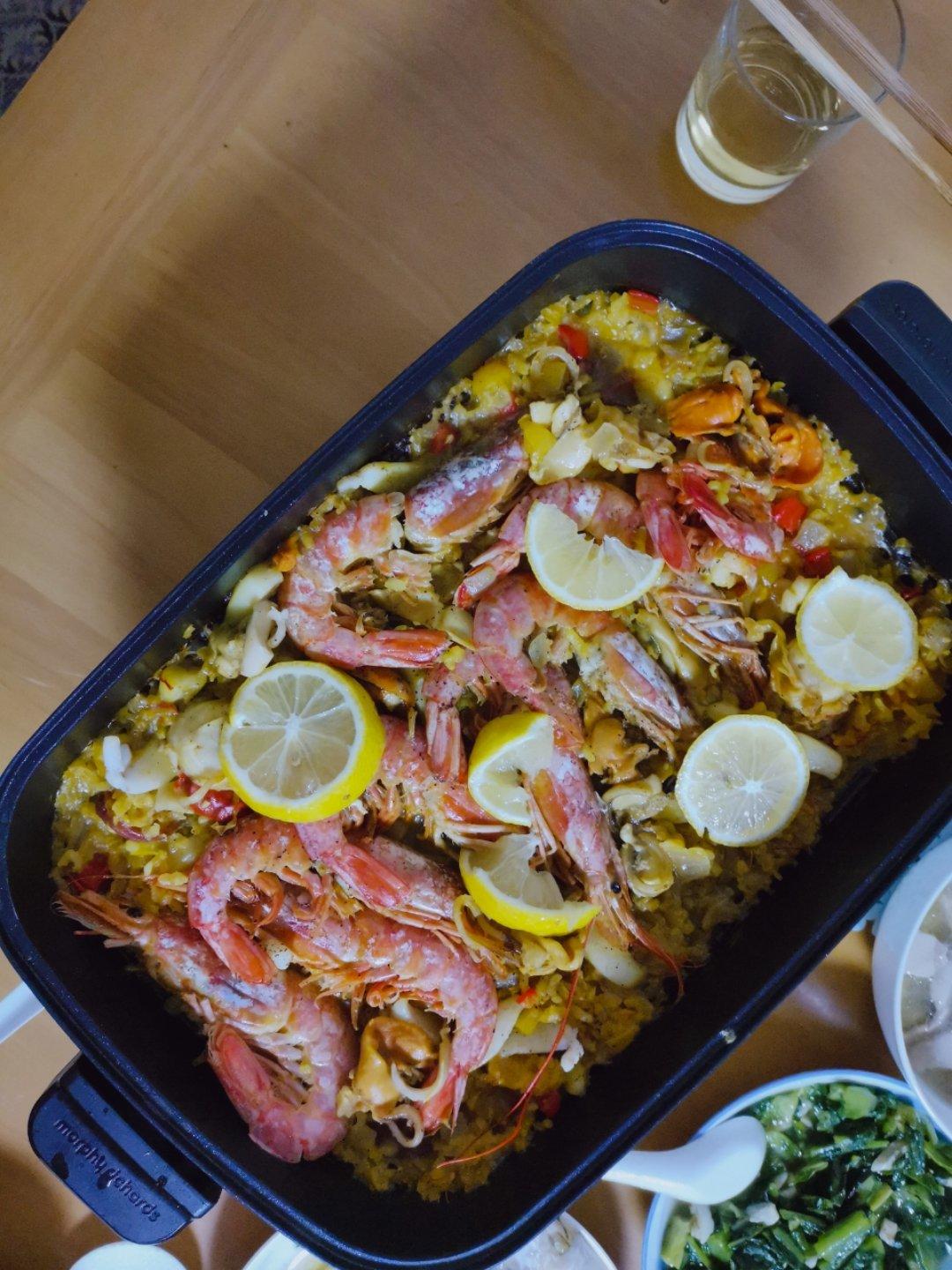 【曼食慢语】Seafood Paella 西班牙海鲜饭