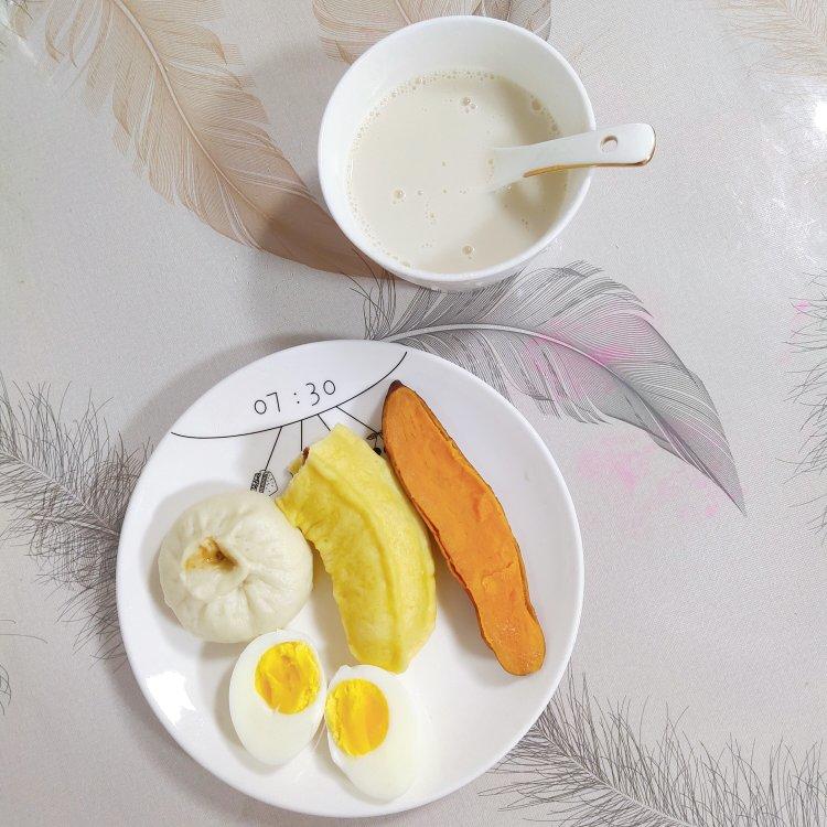 记录小学生营养早餐