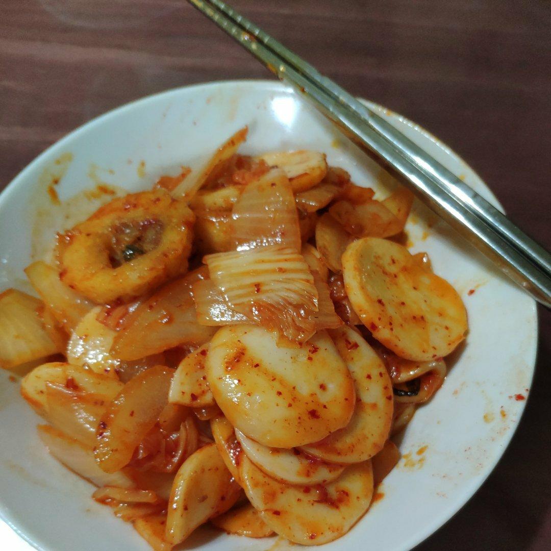 我家最爱的辣炒年糕做法