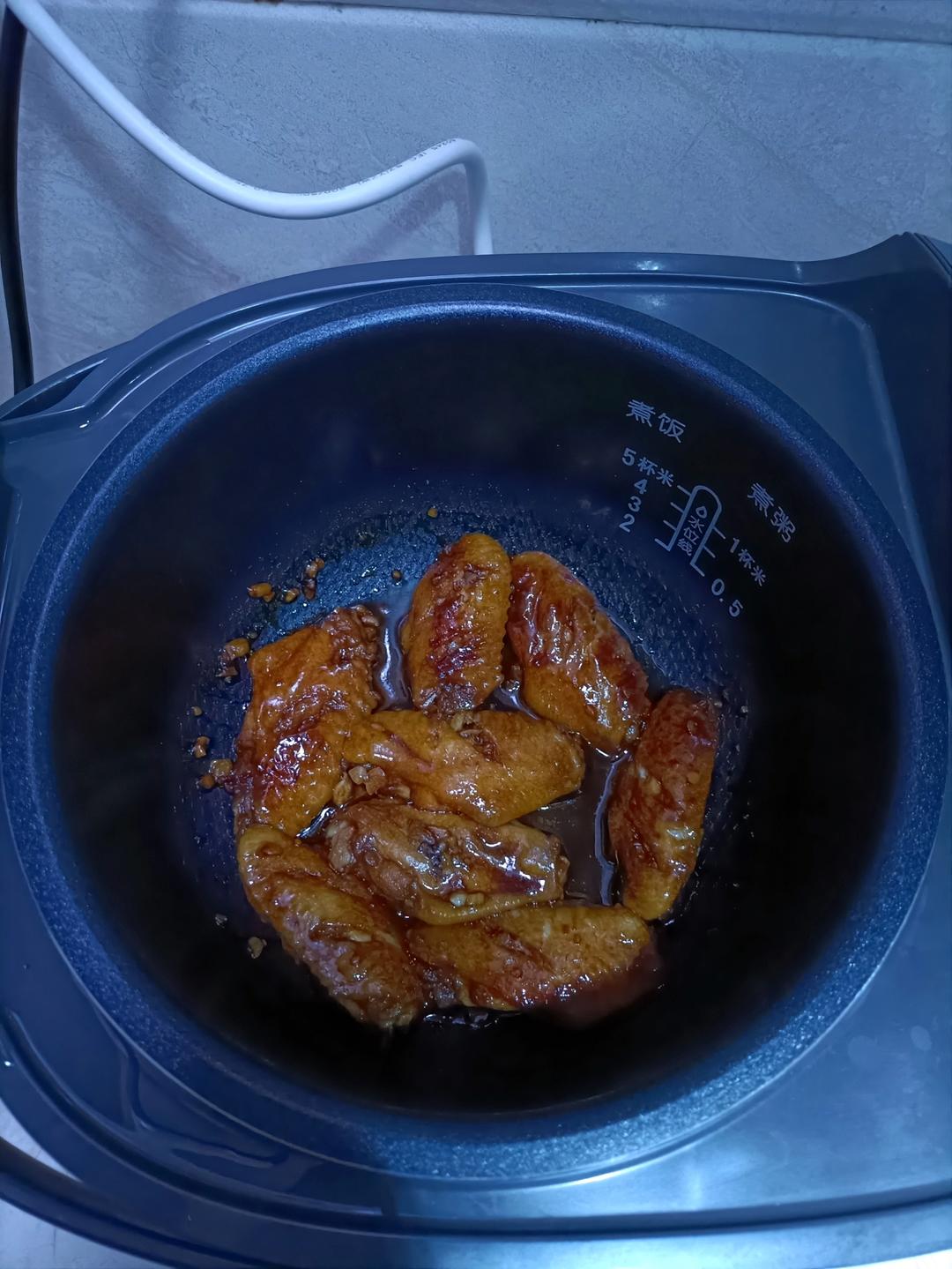 懒人电饭锅煲鸡翅