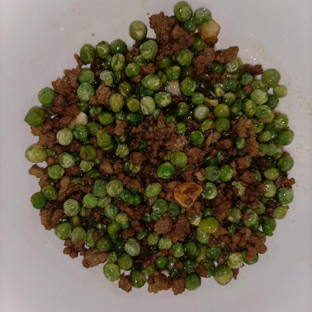 豌豆炒肉末