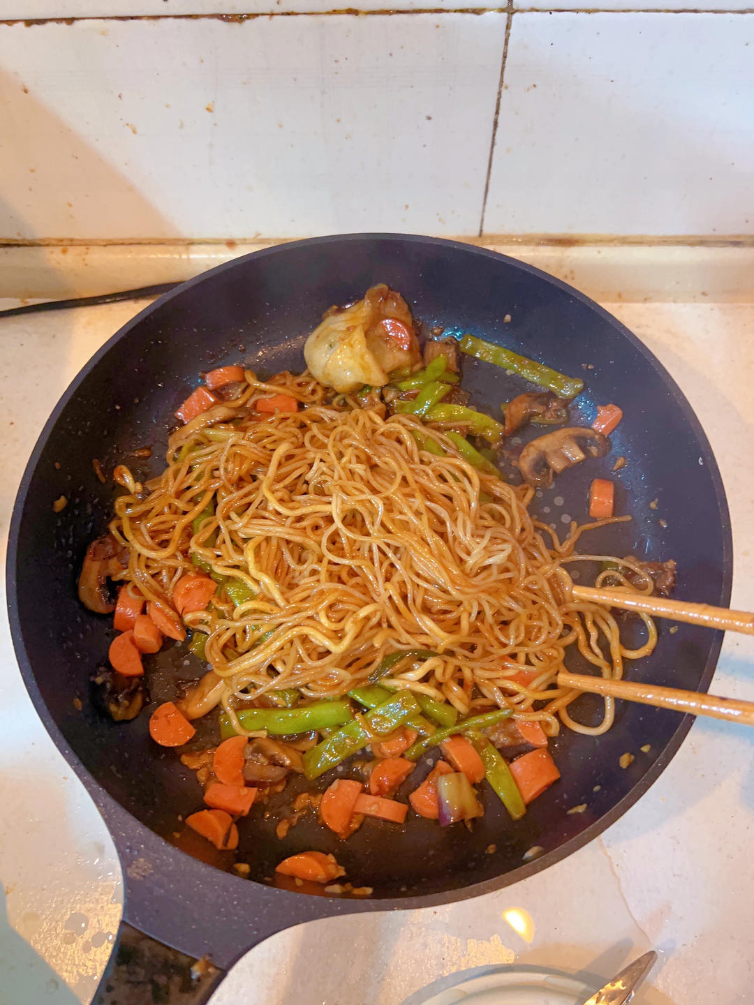 家庭版豆角焖面