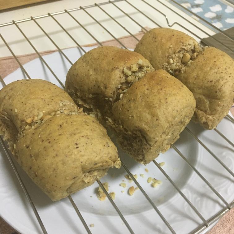 红枣花生全麦豆奶小面包（维维豆奶粉&低卡无油无糖版）