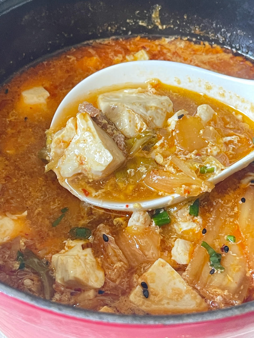 韩国大妈亲授— 韩式泡菜豆腐汤