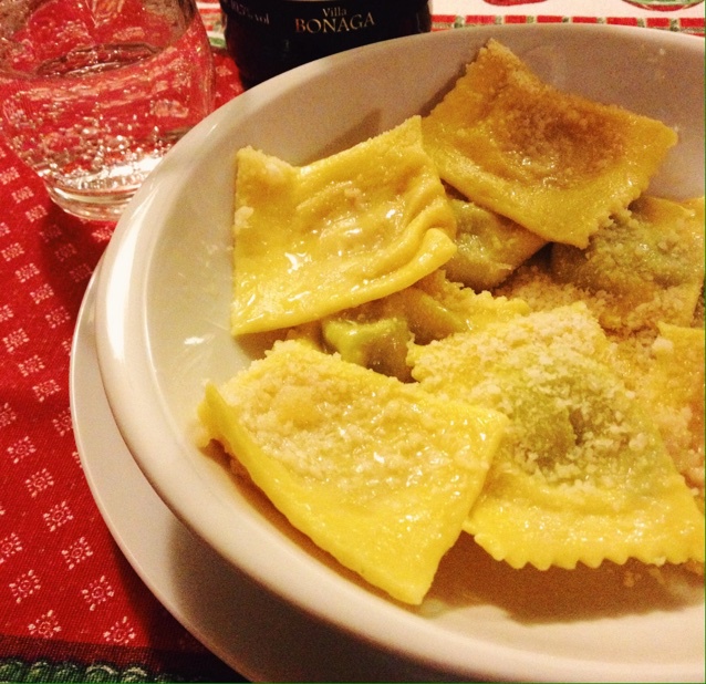 Italian早餐儿之蒜香番茄意大利水饺Ravioli