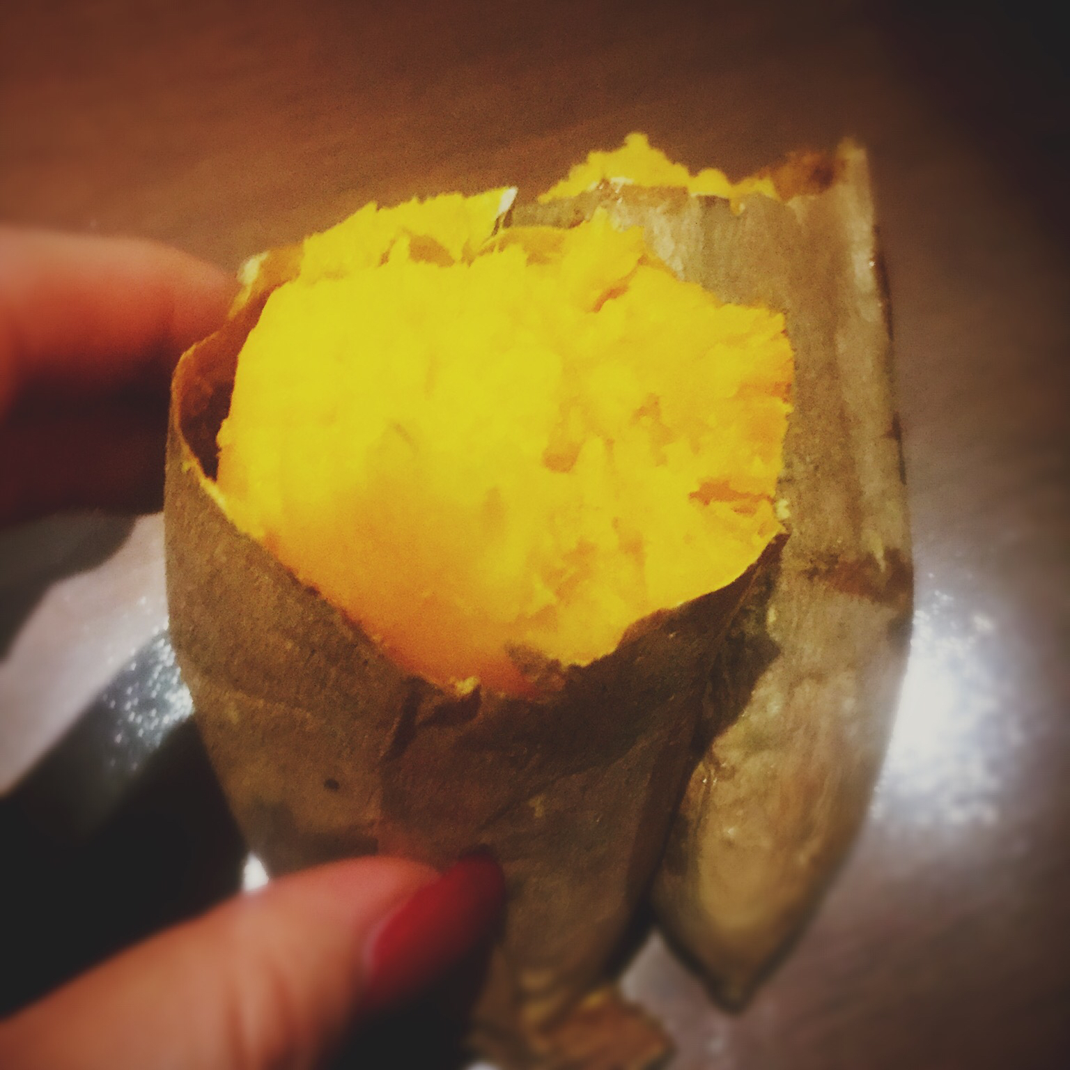 【烤箱版烤红薯】