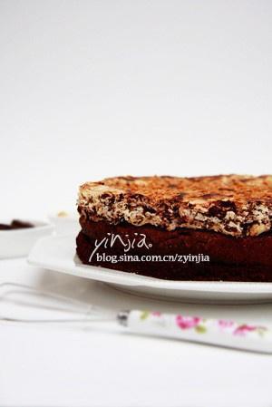 法式脆顶榛果巧克力蛋糕的做法