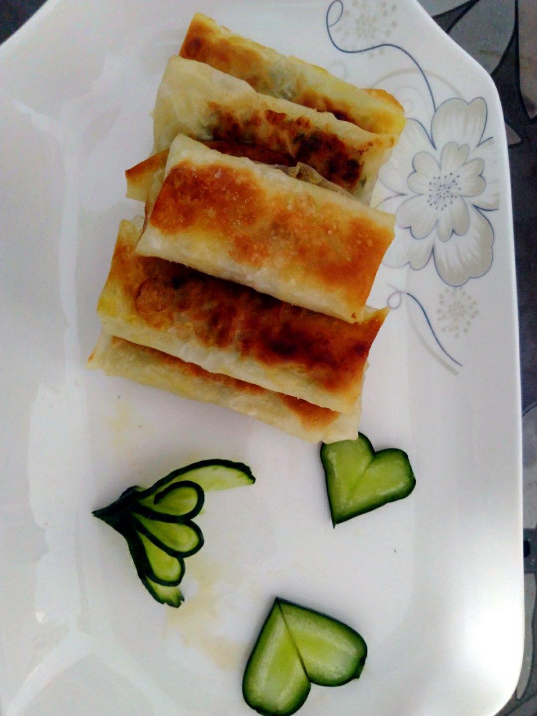 懒人快手抱蛋煎饺