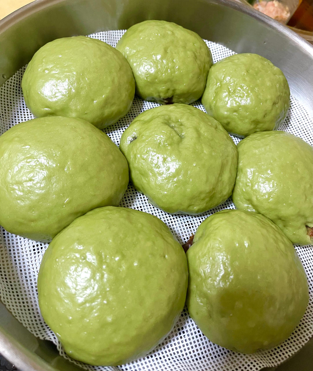 超好吃有豆豆的豆沙包，一次发酵（红豆包）