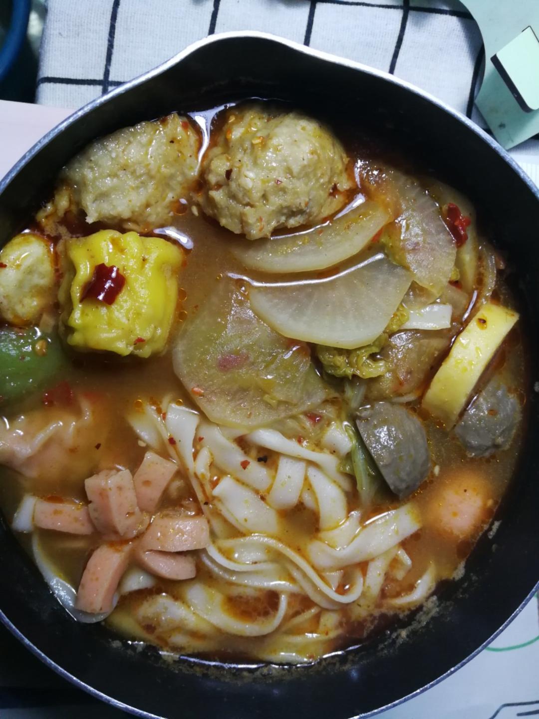 一碗朴素的牛肉丸面