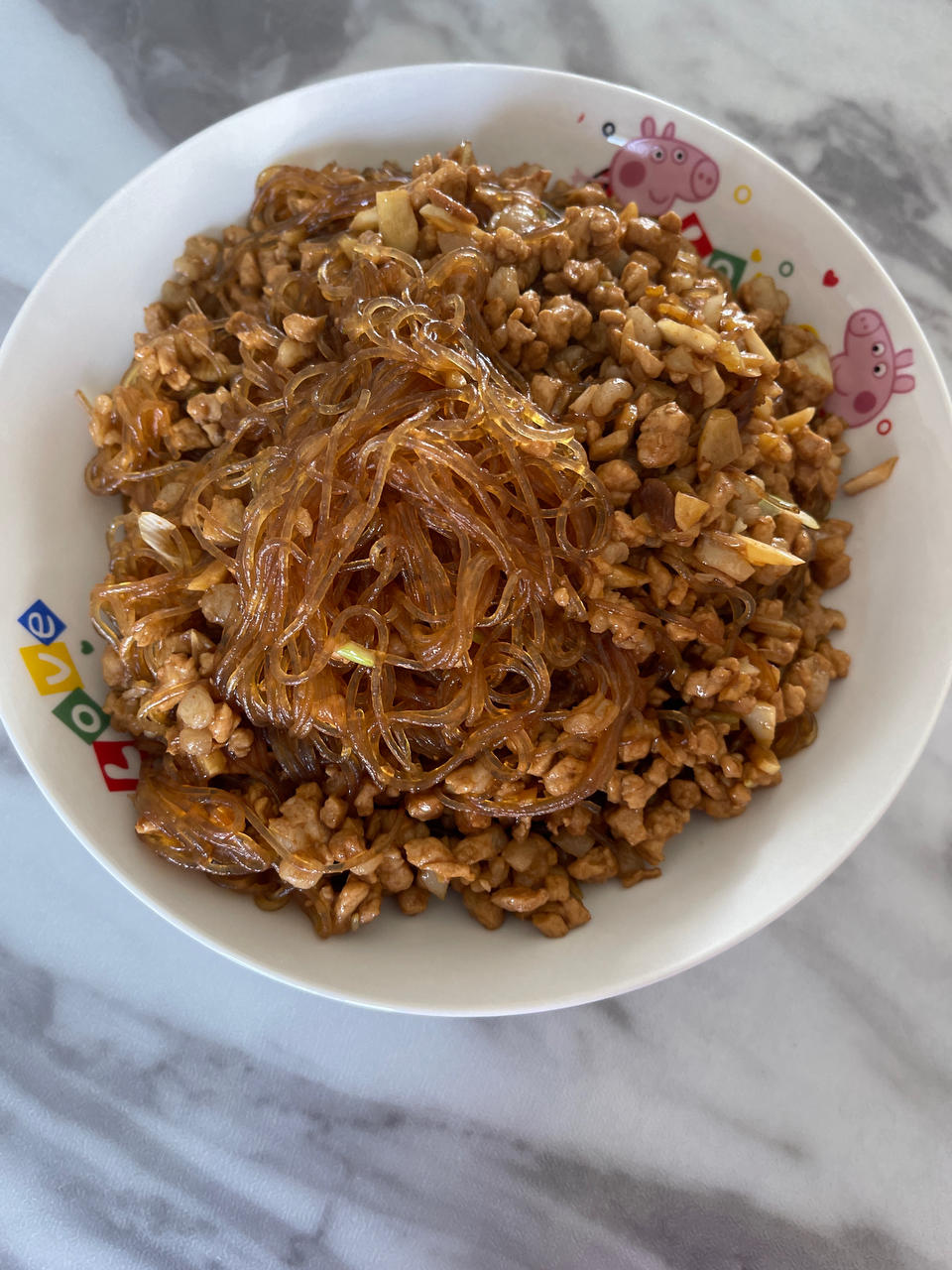 肉末粉丝煲（蚂蚁上树，干捞粉丝煲）