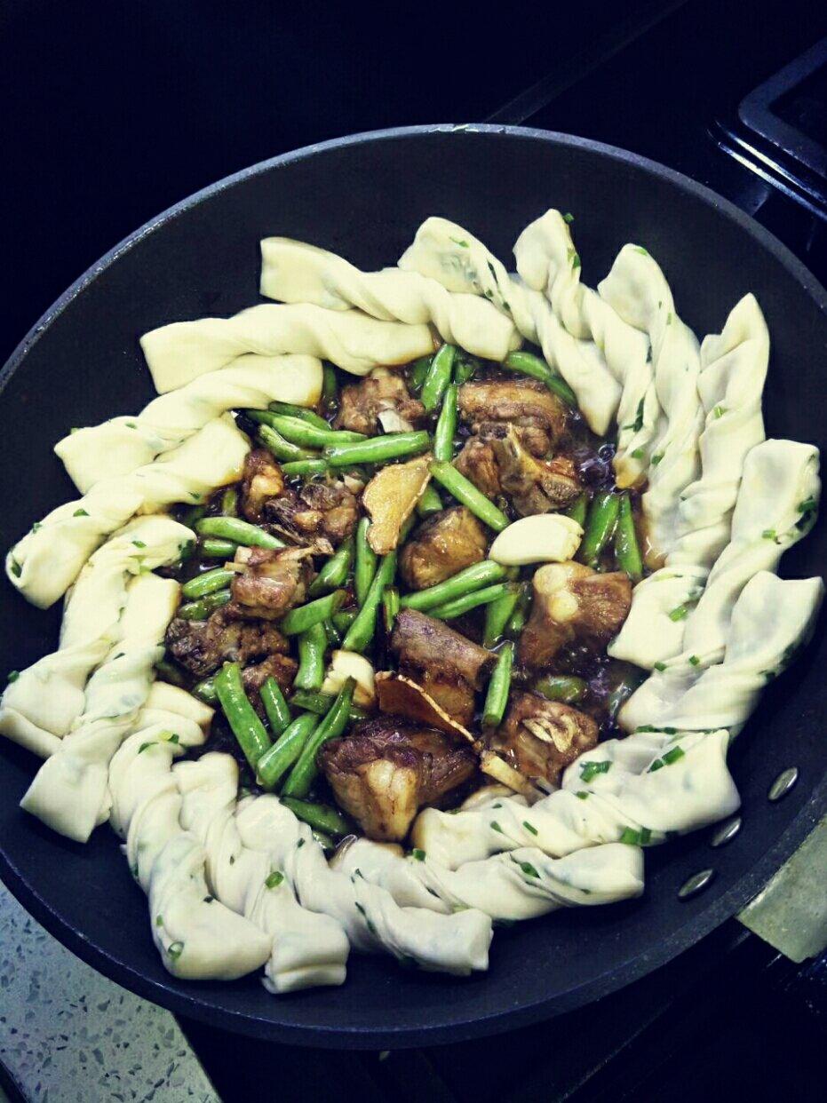 排骨扁豆粘卷子