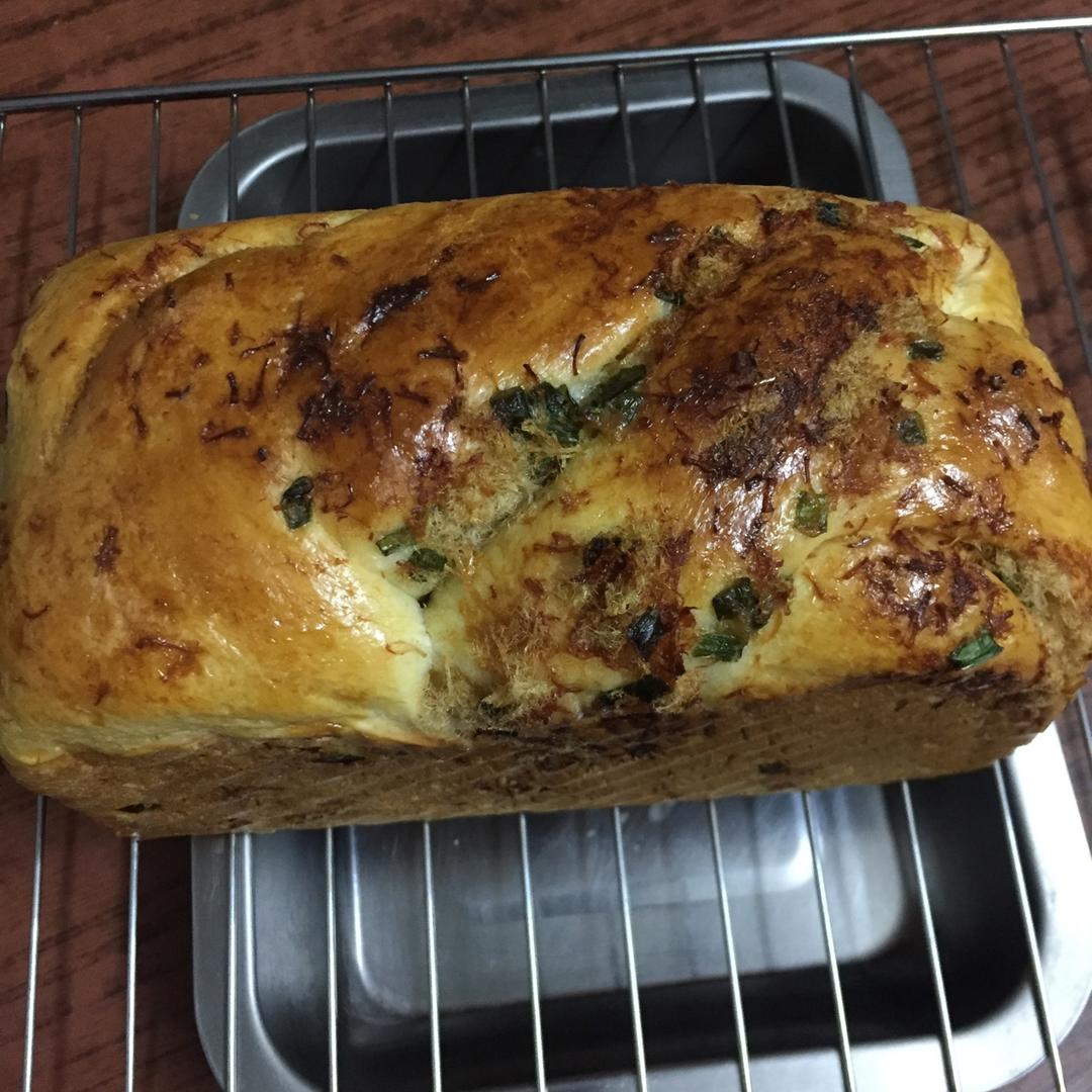 香葱肉松手撕吐司