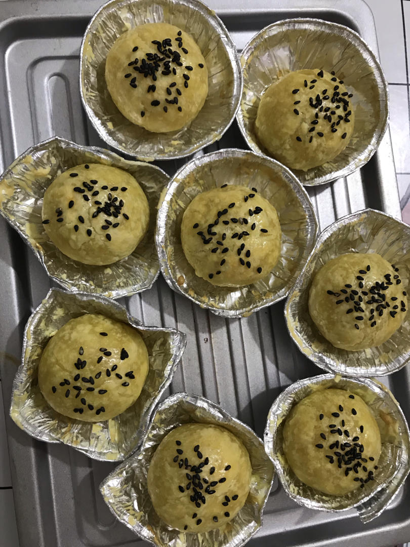 汤圆➕蛋挞皮＝完美汤圆酥