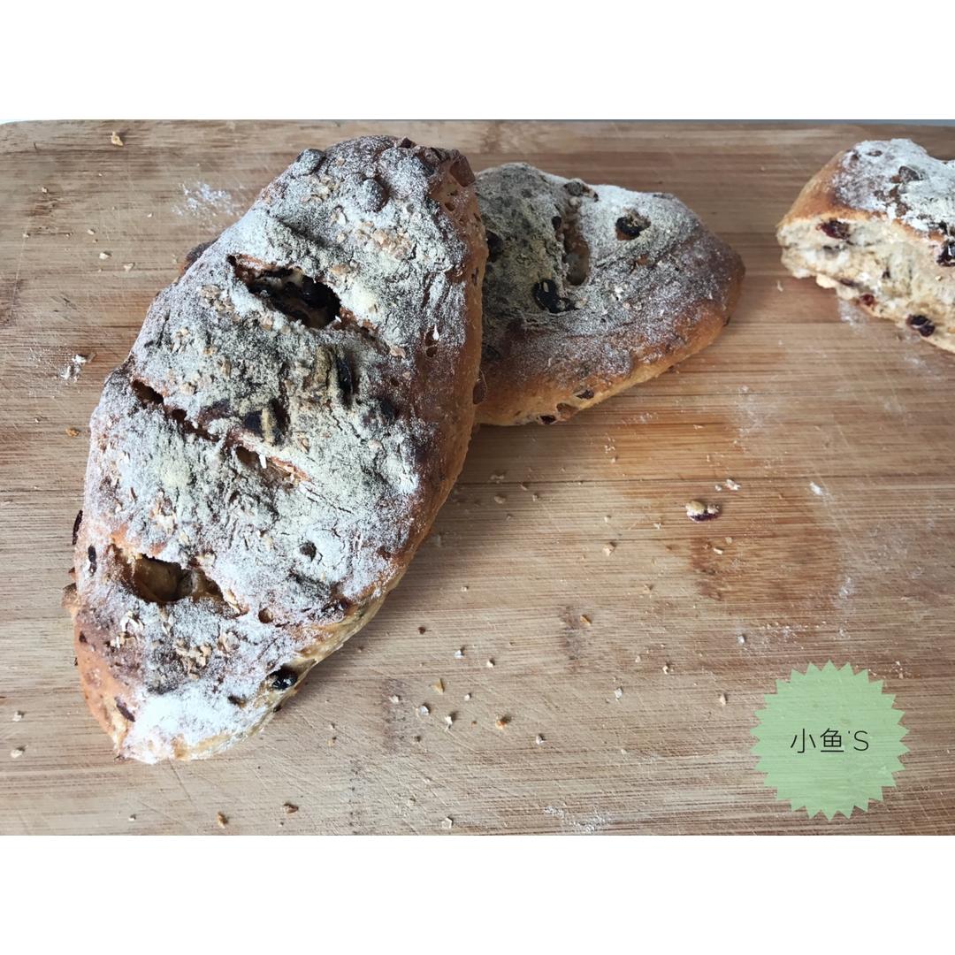 全麦核桃包～软欧包