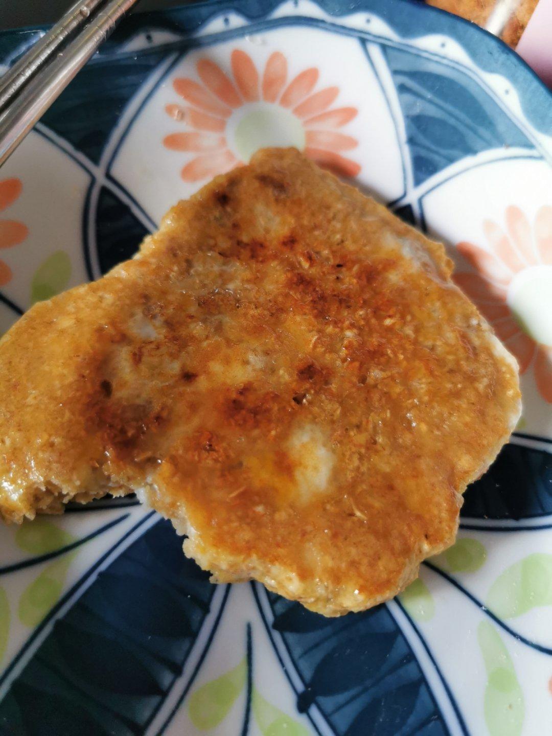 懒人早餐之牛奶鸡蛋燕麦饼