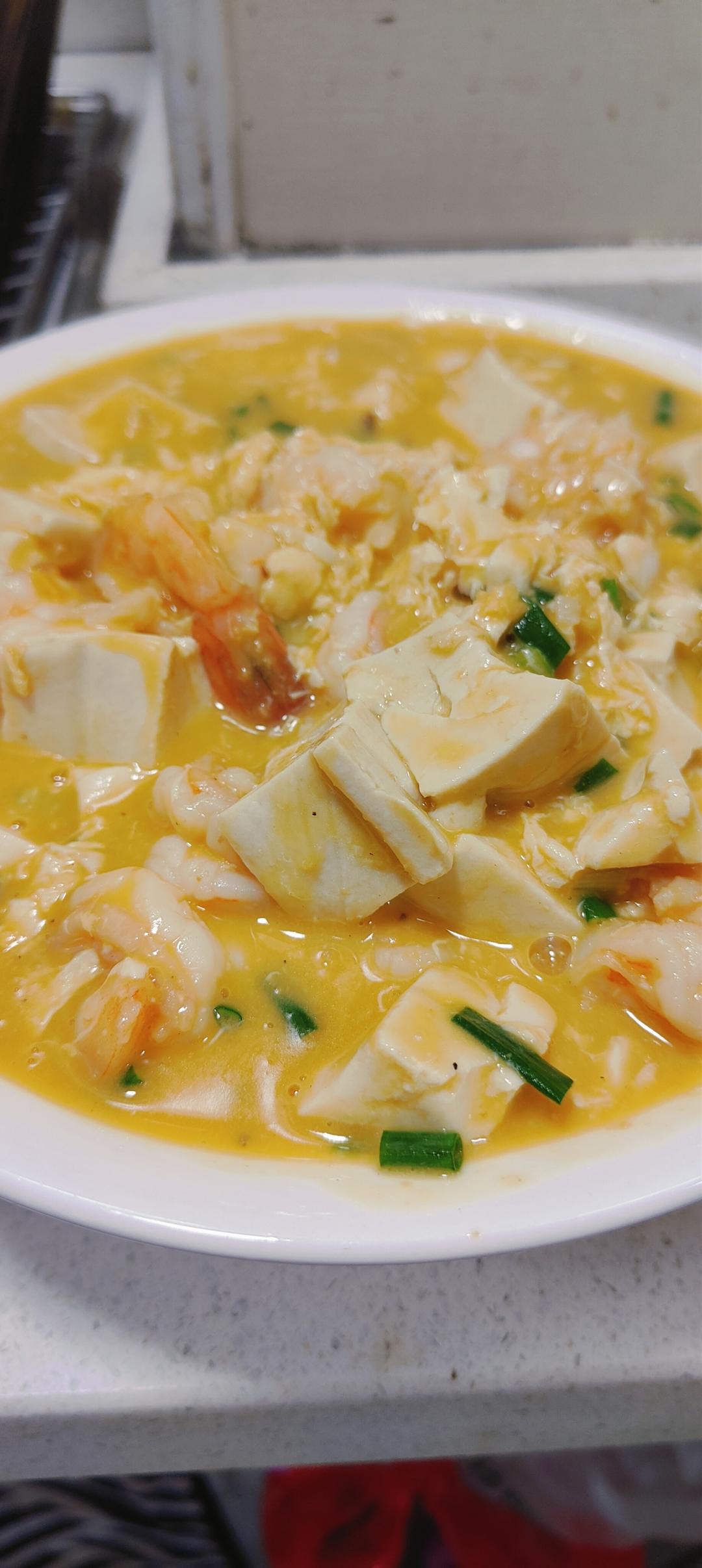 咸蛋黄版蟹黄豆腐