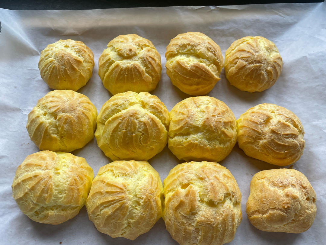 简单易成功的奶油小泡芙做法