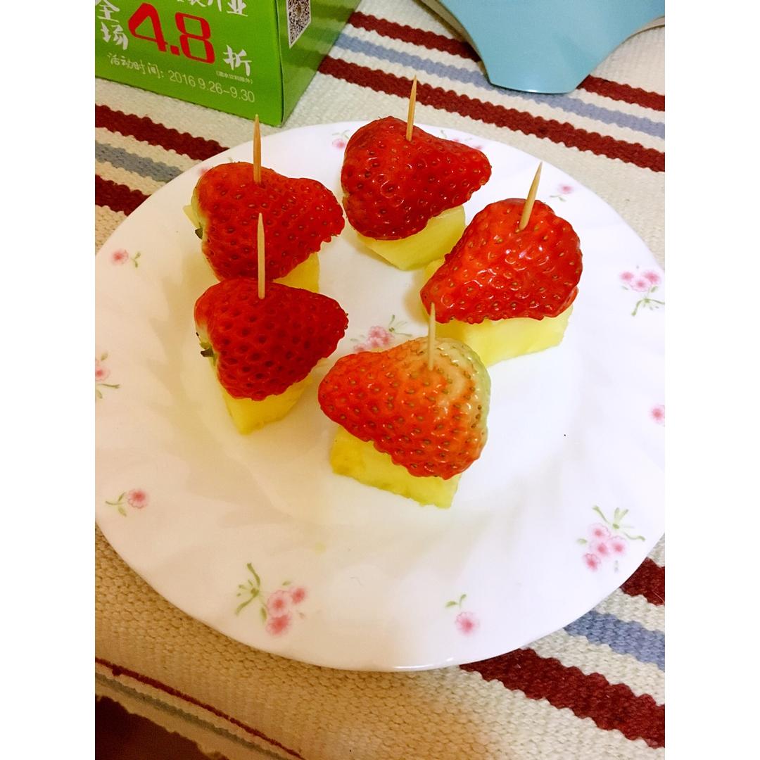 菠萝芝士小甜点