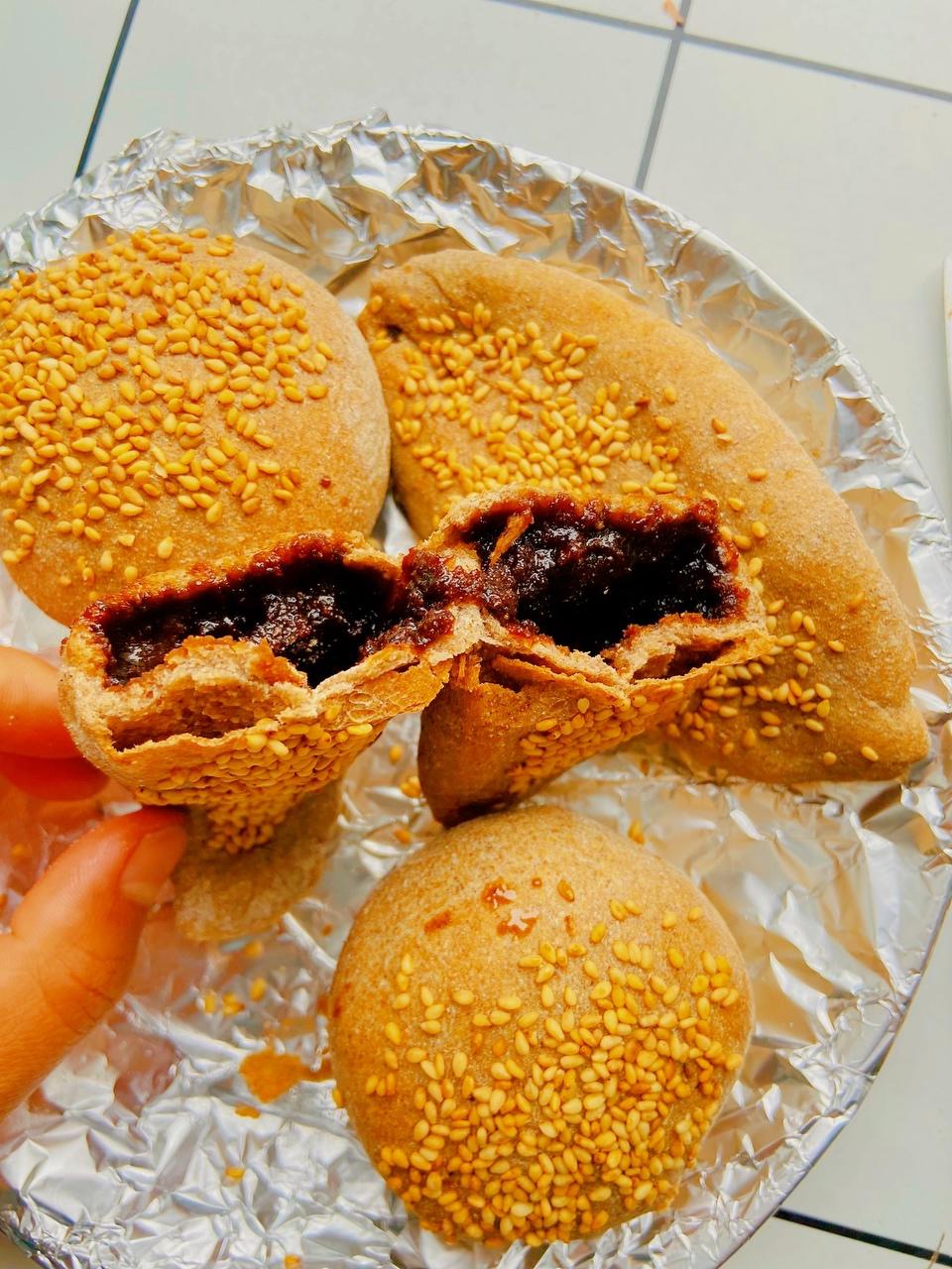 姜妍空心糖火烧改良粗粮版的做法 步骤6