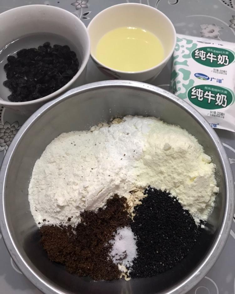 素食:有机燕麦芝麻大饼干