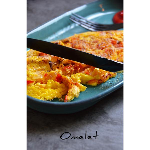 西式早餐Cheese Omelet!