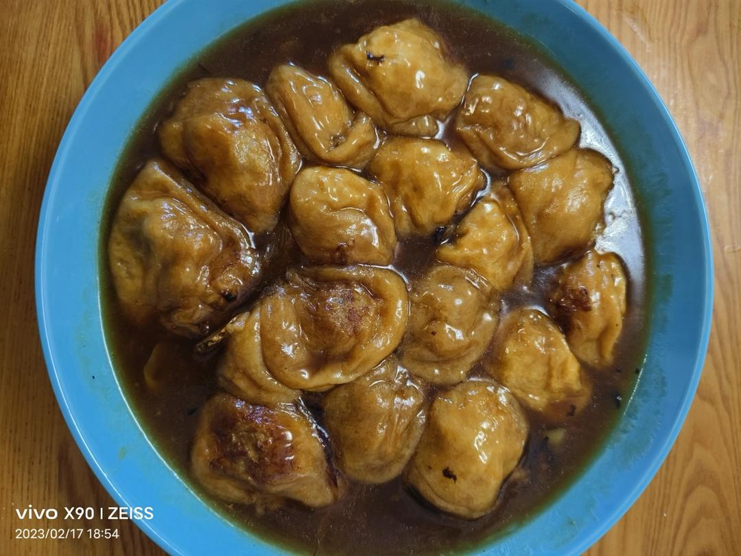 【上海本帮菜】油面筋塞肉（汤汁超下饭）