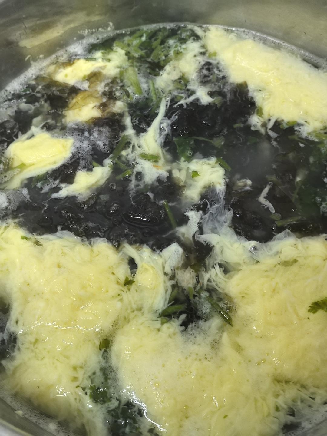妙招紫菜蛋花汤