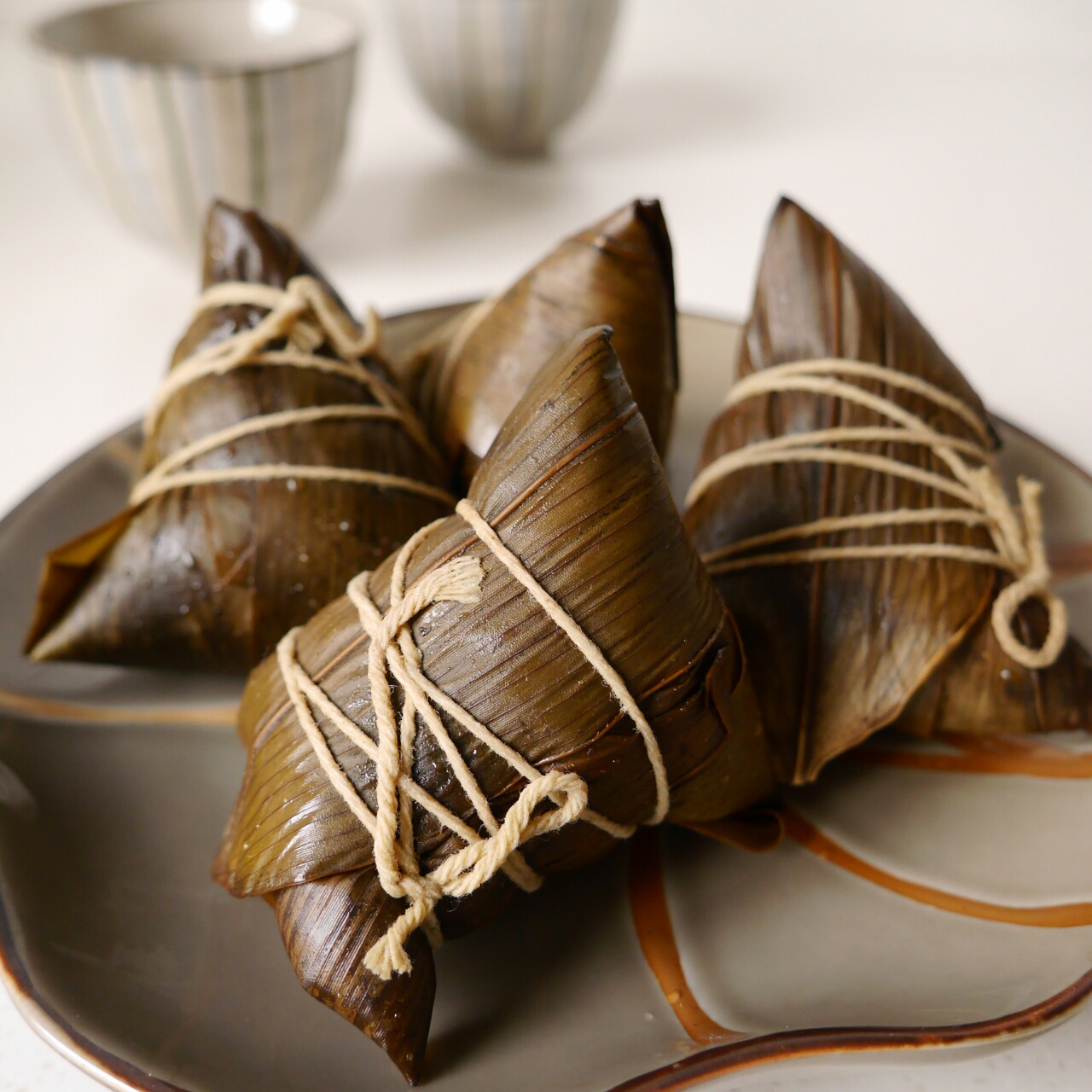 monicafolsom做的端午粽子(小圆锥一口棕)