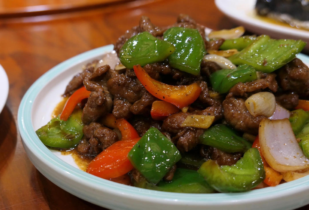 低脂美味黑椒牛肉粒