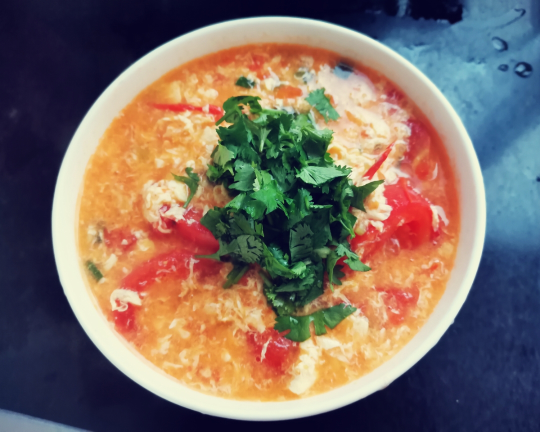 超鹅版的西红柿蛋花汤的做法