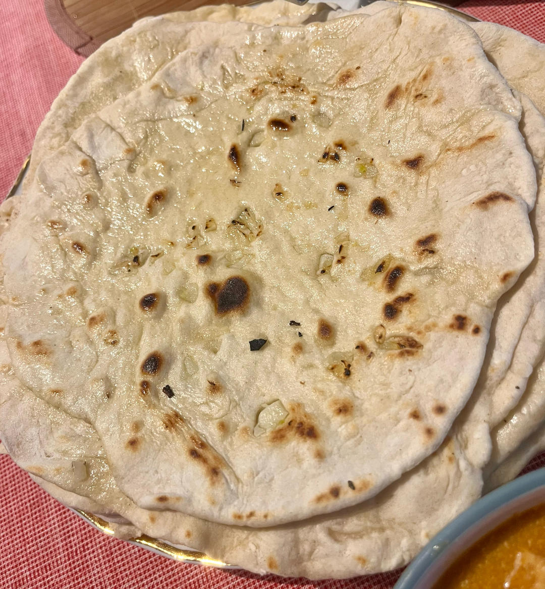 无需发酵揉面的速成印度馕