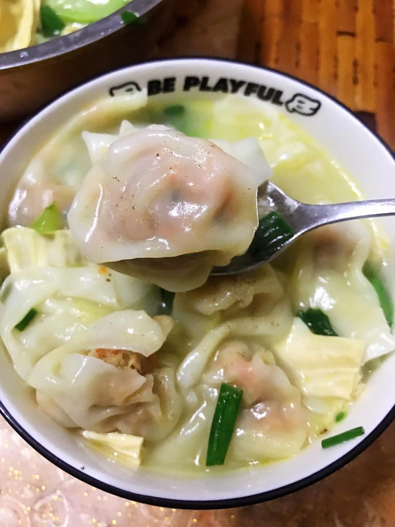 肉不柴的馄饨馅