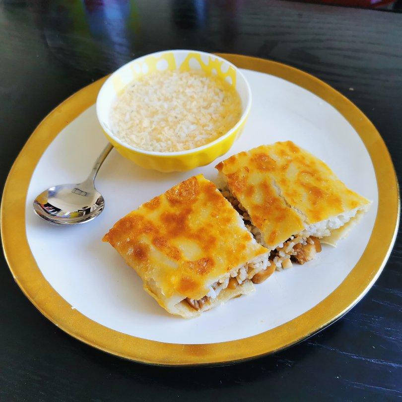 武汉小吃三鲜豆皮