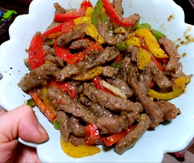 彩椒牛柳